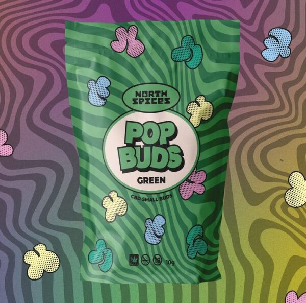 Pop Buds Green 10g (SmallBuds) - Imagen 2